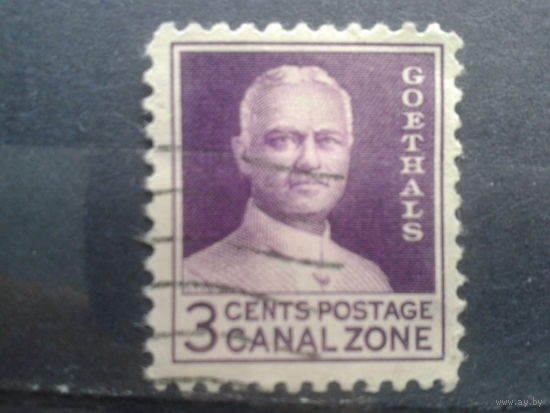 Зона Панамского канала, 1934. 20-я годовщина открытия Панамского канала. Д.В. Геталс, военный инженер. L-11