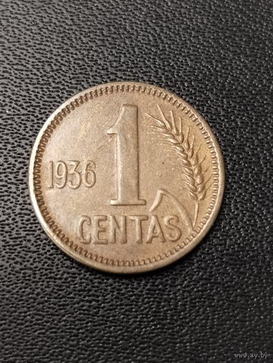 1 цент 1936 года. Хорошее состояние! С 1 рубля