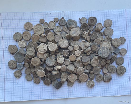 Пломба старинная 270 штук 1.8 кг