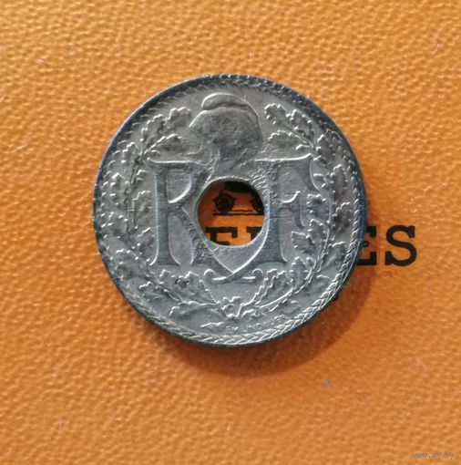 Французский Индокитай 1/2 сантима, 1938 г., KM# 20