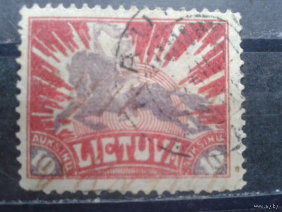 Литва, 1921, Стандарт, Всадник с факелом