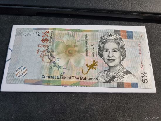 Багамские острова 1/2 доллара 2019 (UNC)
