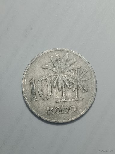 Нигерия  10 Кобо 1974 года .