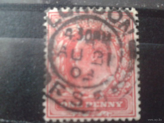 Англия 1902 Король Эдуард 7 1 пенни