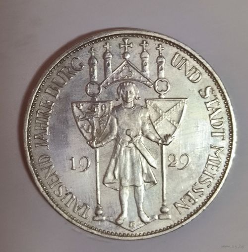 3 марки 1929 - 1000 лет Мейсену