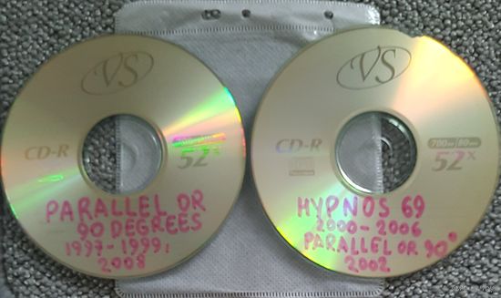 CD MP3 PARALLEL OR 90 DEGREES, HYPNOS 69 - 2 CD