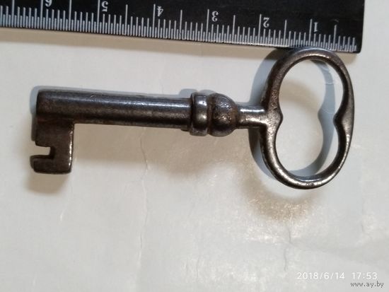 Cтаринный ключ.XIX век. Длина 58 мм.