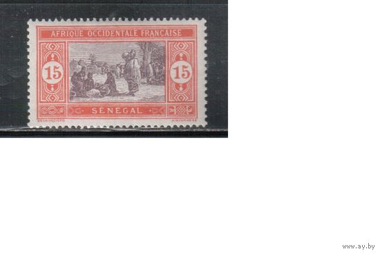 Сенегал-1917,(Мих.58)  * , Французские колонии, Стандарт,