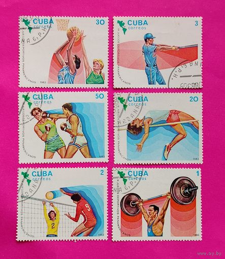 Куба. Спорт. ( 6 марок ). 1983 года. 2-4.
