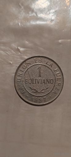Боливия 1 боливиано 1997