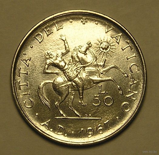 Ватикан, 50 Лир 1967 PAULUS VI