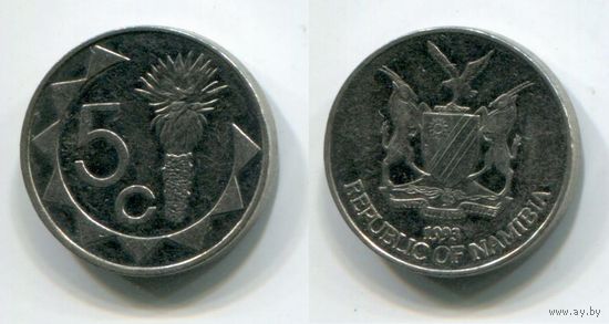 Намибия. 5 центов (1993, XF)