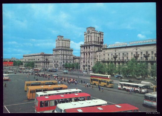 1979 год Минск Привокзальная площадь