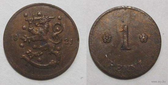 1 penni 1921