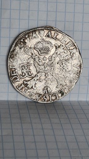 С 1 РУБЛЯ ! МОНЕТА ТАЛЕР СРЕДНЕВЕКОВЬЕ  НИДЕРЛАНДЫ 1600 года Алберт и Елизавета