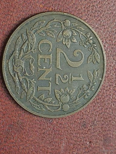 2 1/2 цента нидерланды 1914