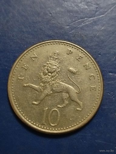 Великобритания 10 пенсов 1992