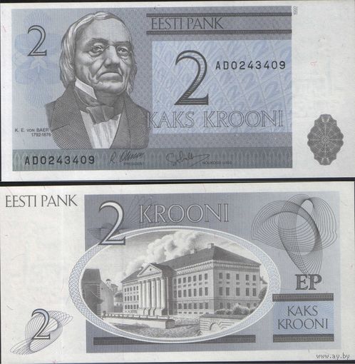Эстония 2 кроны