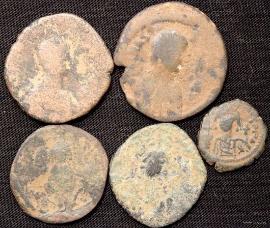 Фоллисы 7 века, Византия. Одним лотом!