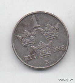 КОРОЛЕВСТВО ШВЕЦИЯ.  1 ЭРЕ 1950. ЖЕЛЕЗО