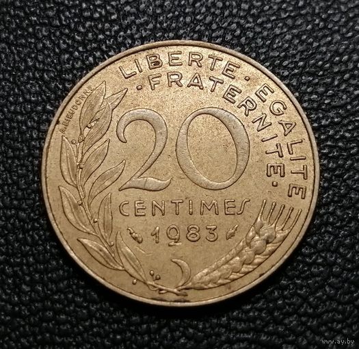 20 сантимов 1983