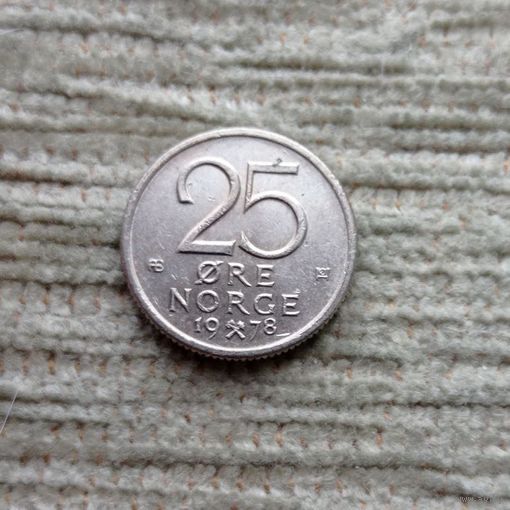 Werty71 Норвегия 25 эре 1978