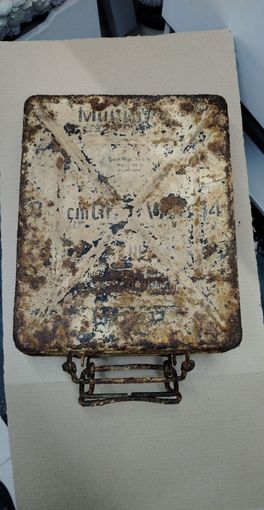 Ящик Вермахт, антуражный _в песочной краске