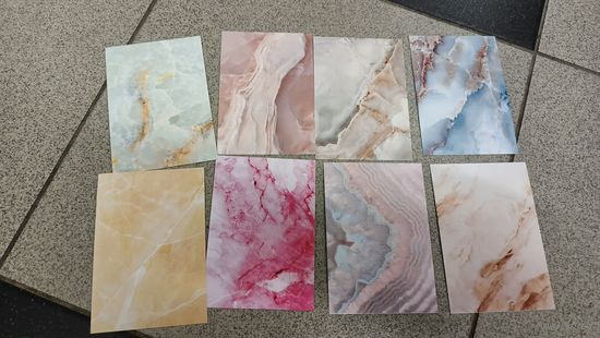 Календарик карманный 2025 8 шт мрамор