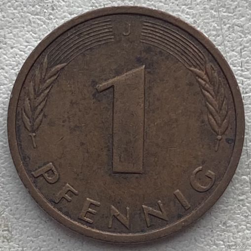Германия 1 пфенниг 1991 г. J