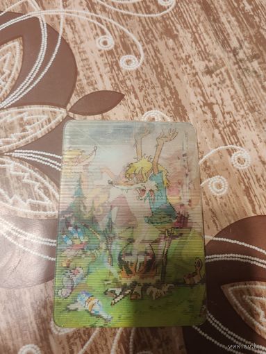 Календарик,стерео,на лесной тропе,1982