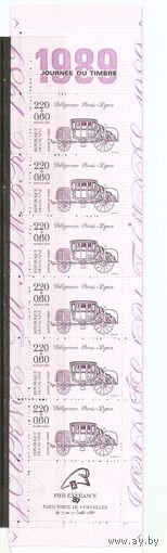 Франция 1989 Буклет карета