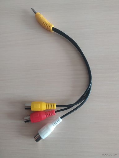 Кабель aux 3.5*3RCA