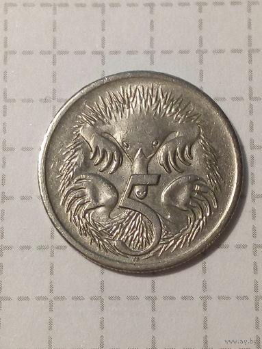 5 центов Австралия 2001 год