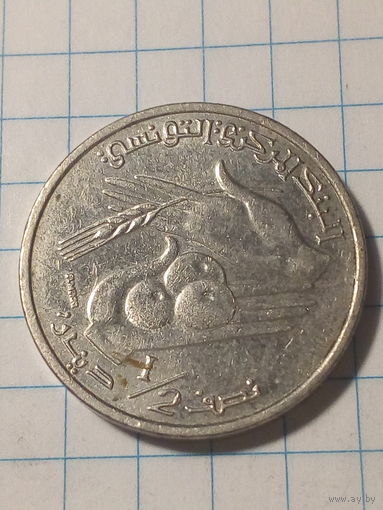 1.2 динар Тунис 2013 год.