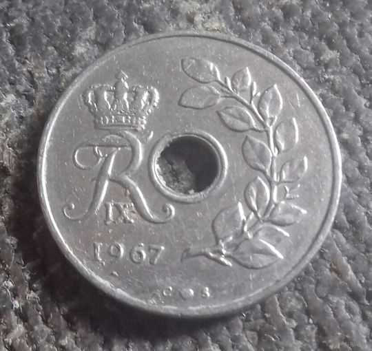 25 эре, Дания 1967 г.