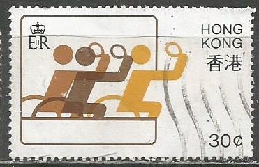 Гонконг. Спорт для иналидов. 1982г. Mi#404.