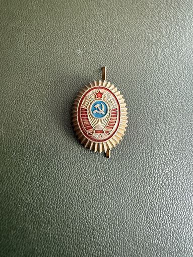 Кокарда- Милиция , МВД СССР.
