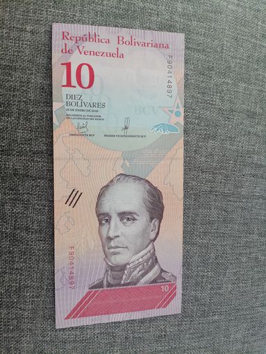 Венесуэла 10 UNC c рубля