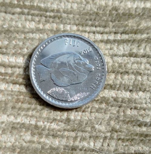 Werty71 Фиджи 5 центов 2012 Лали Рыба