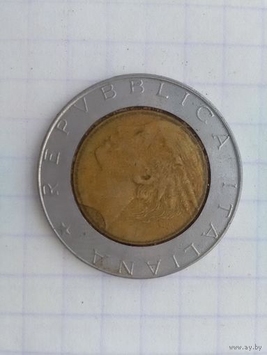 500 лир Италия.