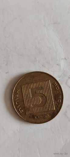 Израиль 5 агорот