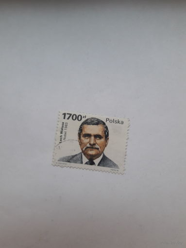 Марки Польша Лауреат Нобелевской премии Мира 1983 Лех валенса