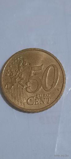 Австрия 50 евроцентов 2002