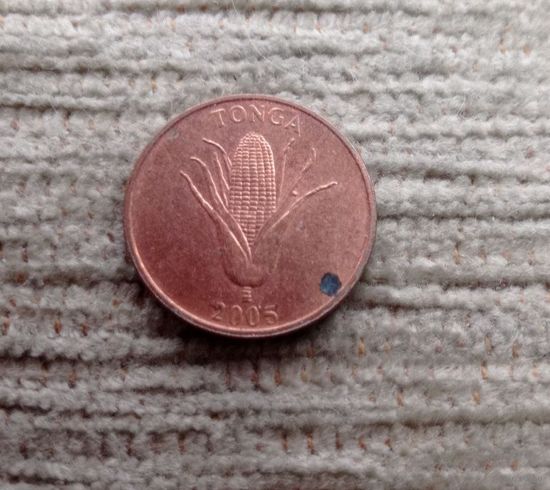 Werty71 Тонга 1 сенити 2005 Кукуруза