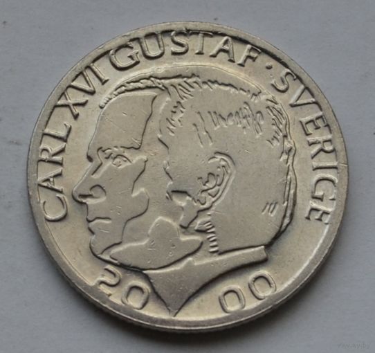 Швеция, 1 крона 2000 г.