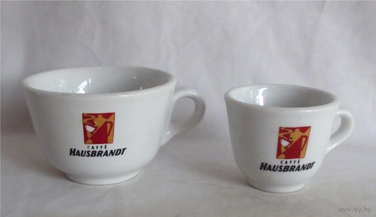 Чашка кофейная HAUSBRANDT Италия 75 и 150 мл 2 шт одним лотом