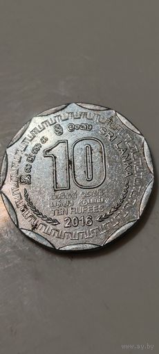 Шри Ланка 10 рупес 2016