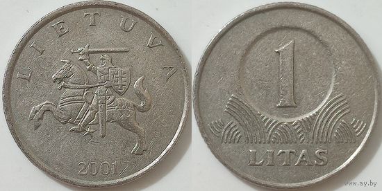 Литва 1 лит 2001г. 01.042