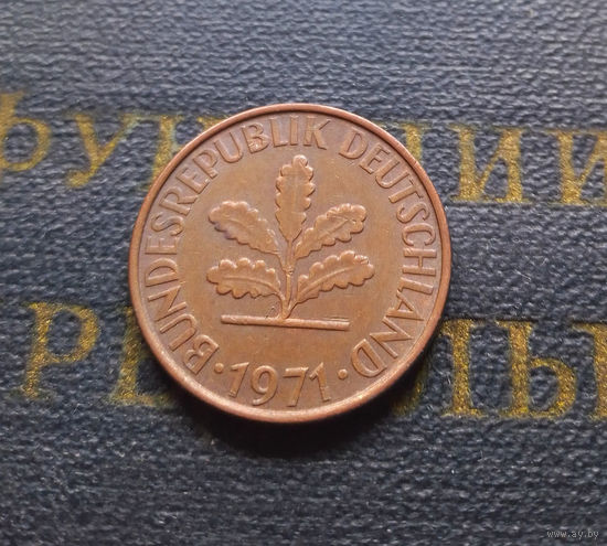 2 пфеннига 1971 (G) Германия ФРГ #05