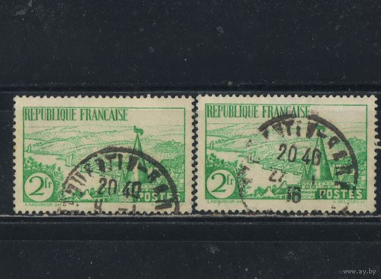 Франция 1937 Вып Ландшафты Перевал Изеран #358